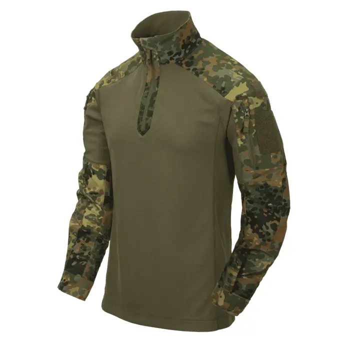 Боевая рубашка Helikon-Tex MCDU Combat Shirt — NyCo Ripstop, Flecktarn / Olive Green