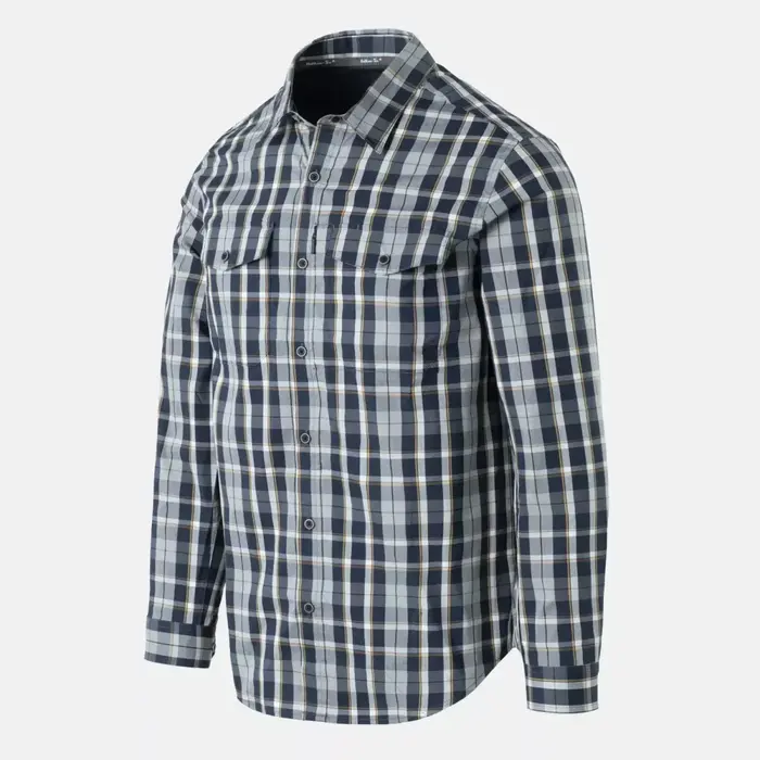Рубашка Helikon-Tex Covert Concealed Carry Shirt, Calm Blue Plaid